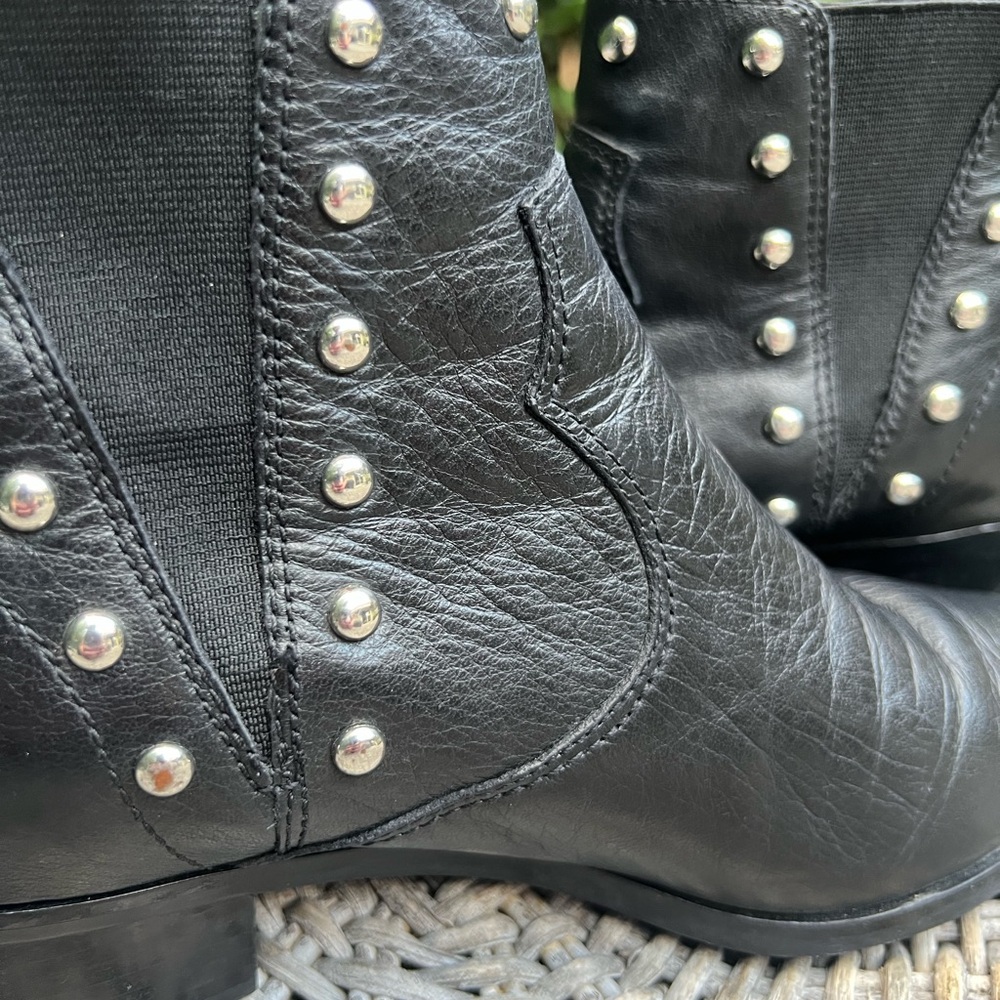 Mark Fisher Black Studded Ankle Boots size 7.5 - Picture 2 of 8